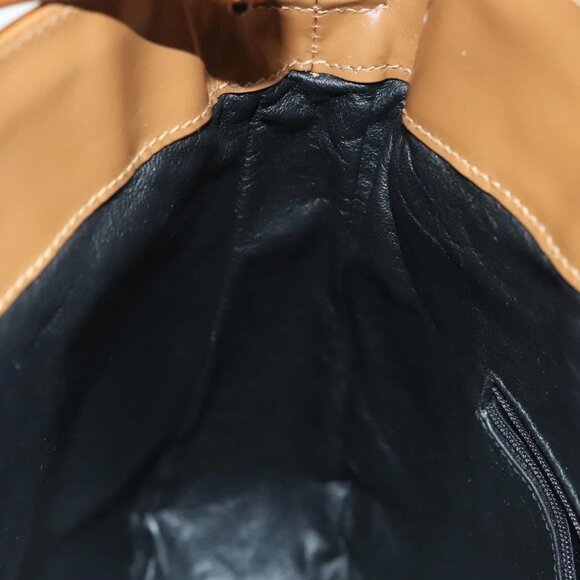 GUCCI Bamboo Hand Bag Patent Leather 2way Gold 001 1705 1638 Auth 138119 - Picture 14 of 16